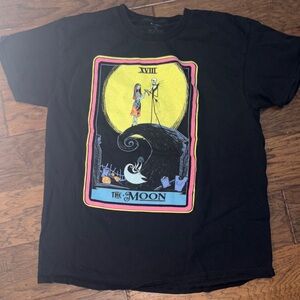 Nightmare before Christmas Black Graphic T-Shirt